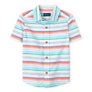 NWT Men’s Striped Button Down Shirt